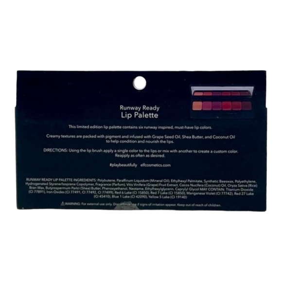 🌺 Elf Cosmetics Runway Ready 6 Shade Lip Palette NEW - Picture 2 of 3